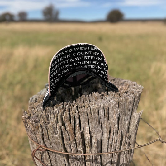 Quilted Pink Trucker Cap