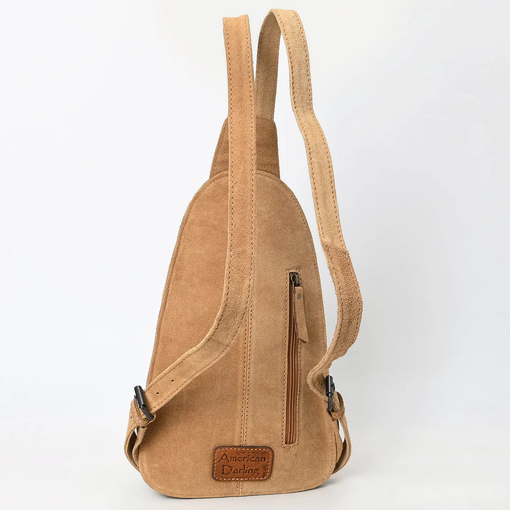 Boot Stitch Sling Backpack