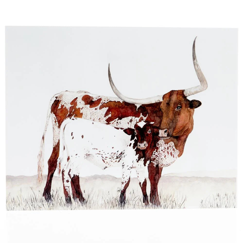 Baby Jewel Longhorn Print