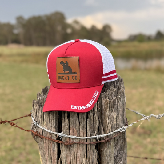 Waterproof Maroon Trucker Cap