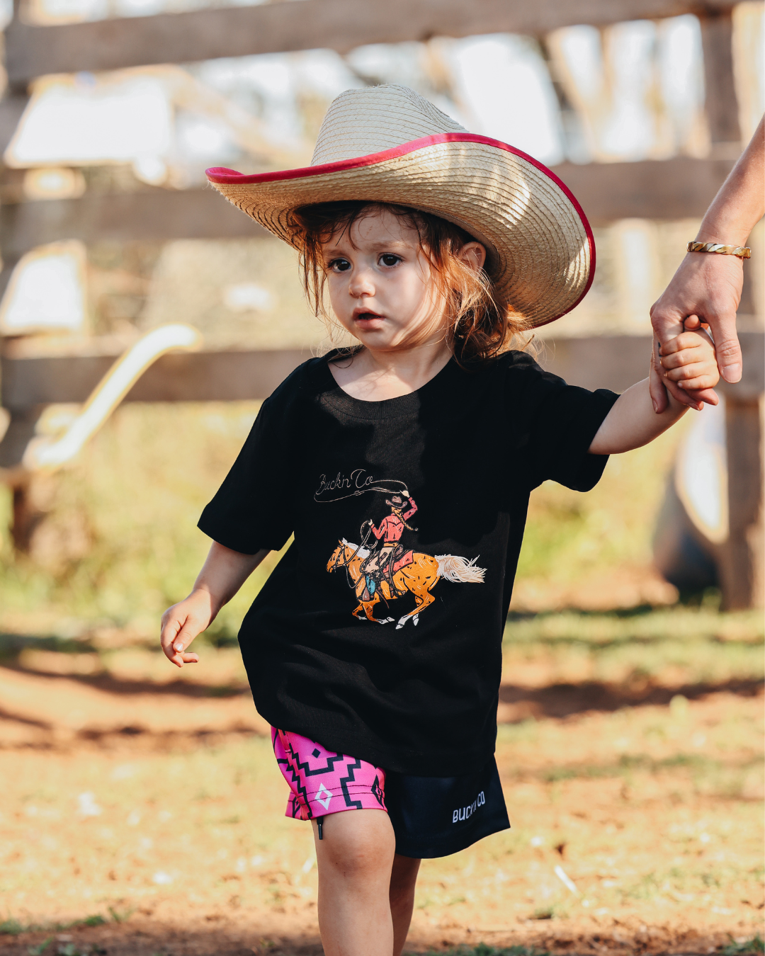 Ropin' Buck Kids T Shirt