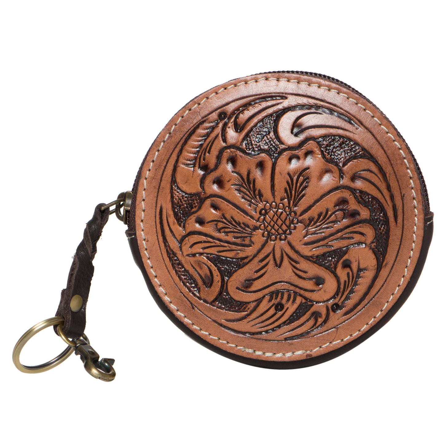 Round 'Em Up Tooled Penny Purse