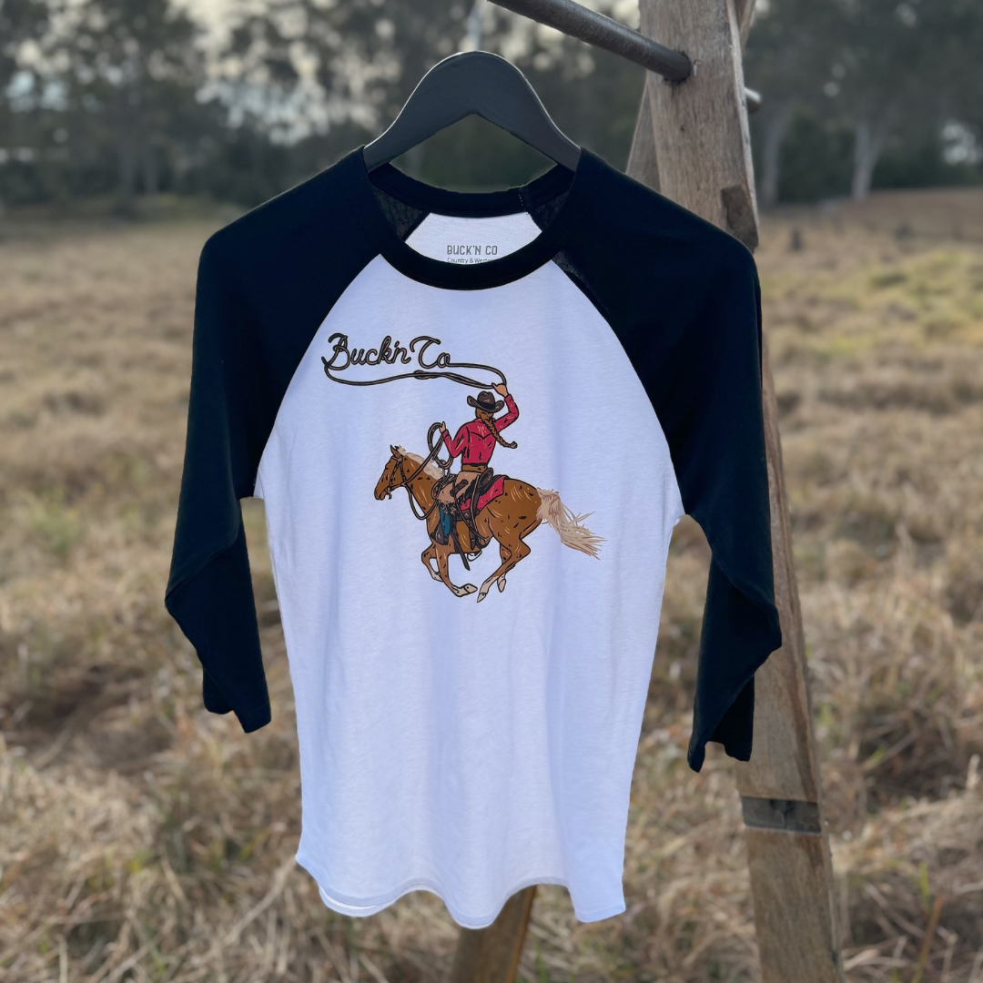 Ropin' Buck 3/4 Sleeve Shirt