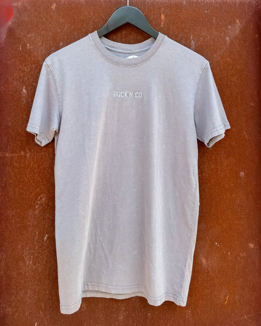 Signature Unisex T Shirt - Stone