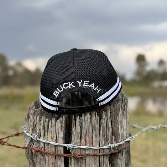 Waterproof Black Trucker Cap