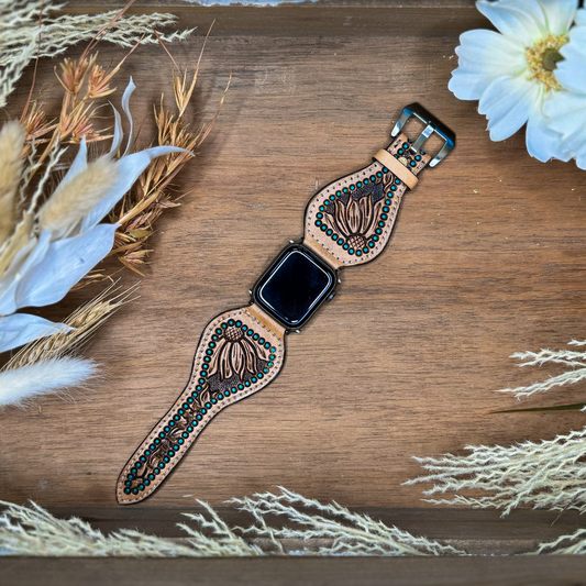 Apple Watch Band - Turquoise Beading
