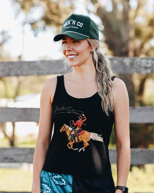 Ropin' Buck Singlet